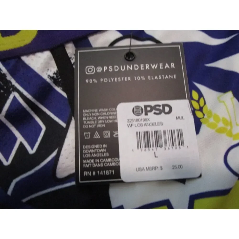 PSD Warface Los Angeles California Men's Large Underwear Boxer Briefs